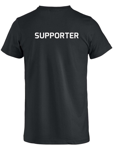 T-shirt Junior - Supporter, Black (Mölnlycke IS)