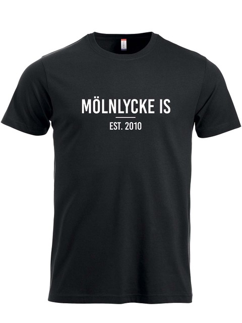T-shirt - Supporter, Black (Mölnlycke IS)