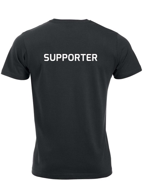 T-shirt - Supporter, Black (Mölnlycke IS)