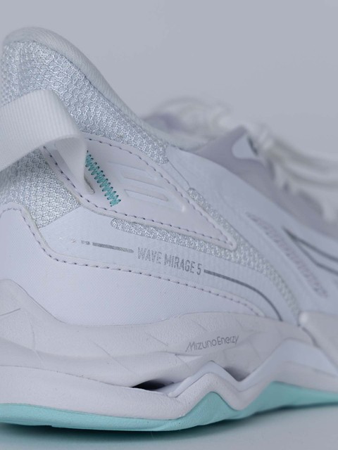 Mizuno Inomhussko Wave Mirage 5 W White-Blue Tint