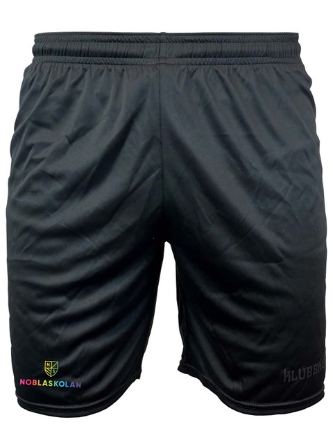 Shorts, Svart #1 (liten logo rainbow) (Noblaskolan)