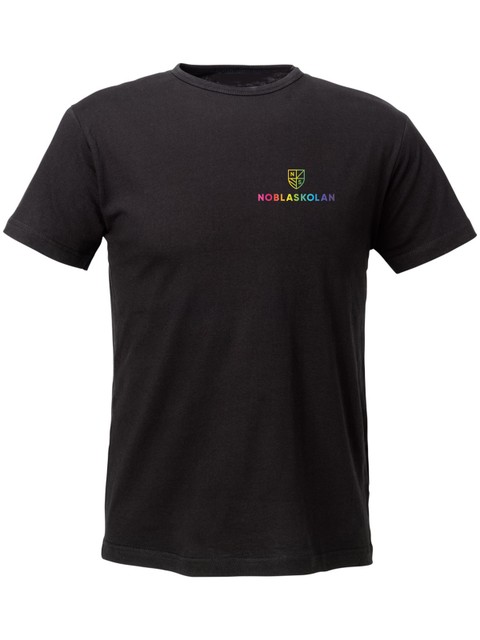 T-shirt Bomull, Svart #2 (Noblaskolan)