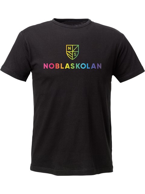 T-shirt Bomull, Svart #1 (Noblaskolan)