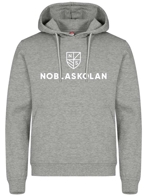 Hoodie, Grey Melange (Noblaskolan)