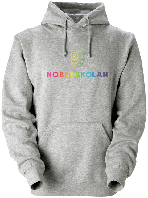 Hoodtröja, Grå #1 (Noblaskolan)