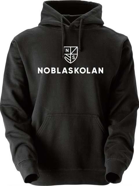 Hoodtröja, Svart #2 (Noblaskolan)