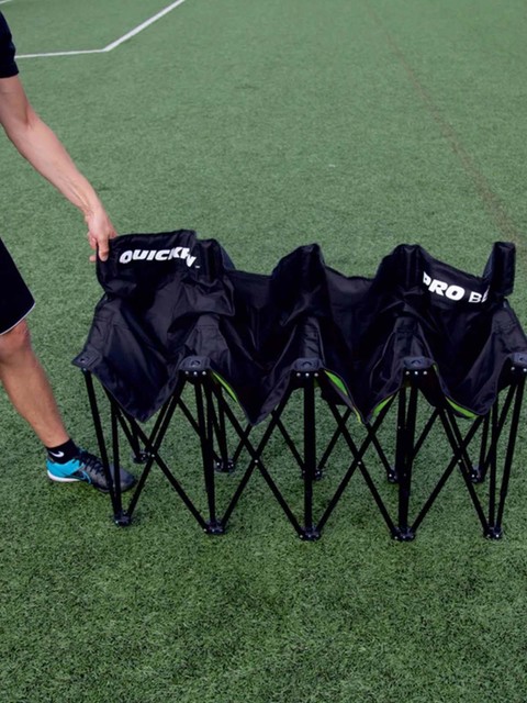 Collapsible Subs Bench - QuickPlay Pro Bench 6 seats (incl. bag)