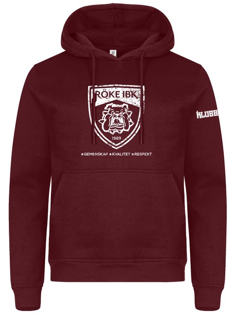 Hoodie, Bordeaux - Supporter (Röke IBK)