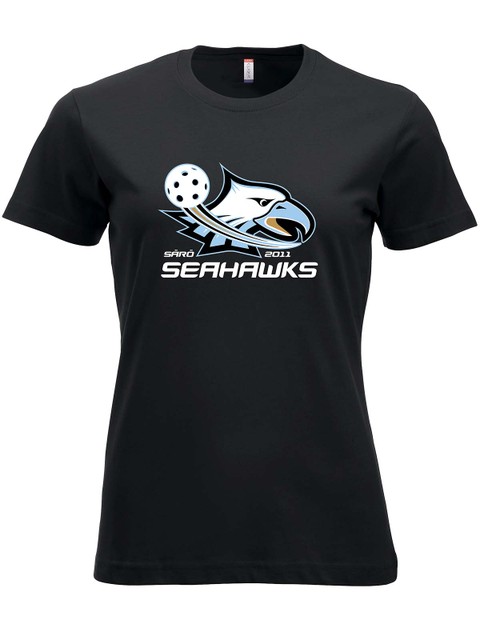 T-shirt - Supporter, Black (Särö Seahawks)