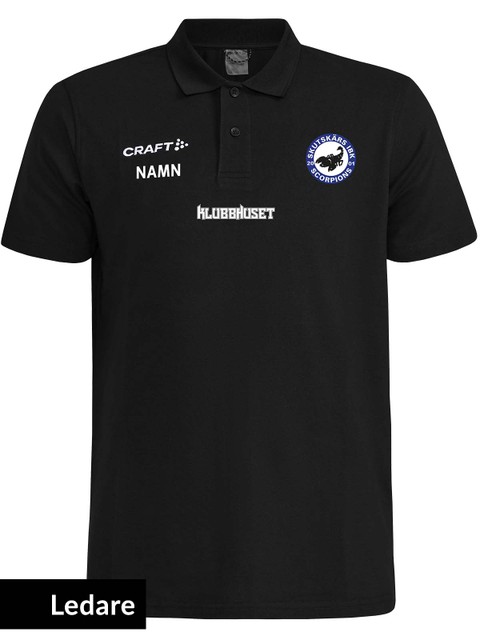 Craft Polo COMMUNITY 2.0, Black (Skutskärs IBK)