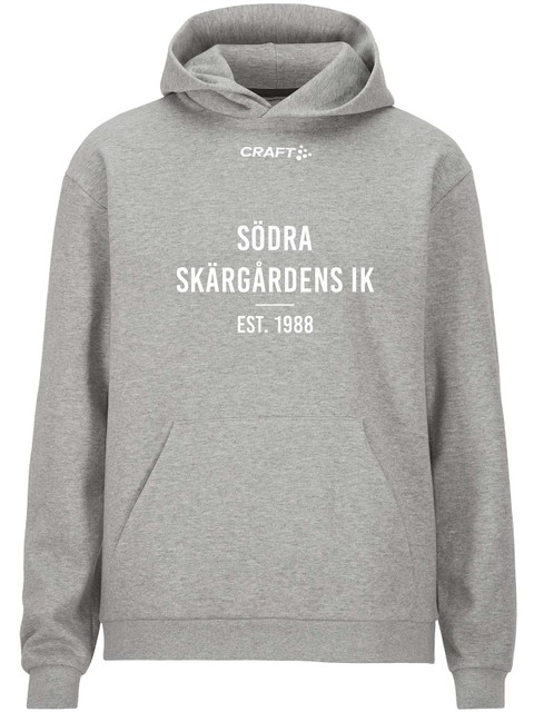 Craft Hoodtröja COMMUNITY 2.0, Grey Melange (Södra Skärgårdens IK)
