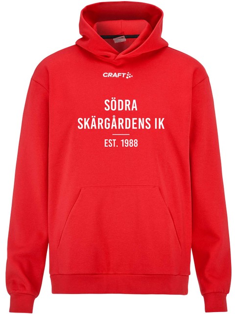 Craft Hoodtröja COMMUNITY 2.0, Bright Red (Södra Skärgårdens IK)