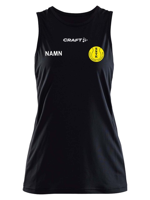 Craft Singlet RUSH Slim, Black (Södra Sandby Tennis)