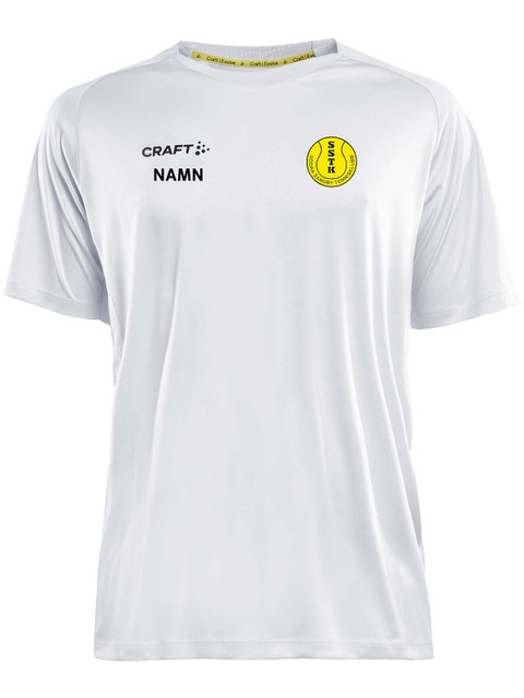 Craft T-shirt Evolve, White (Södra Sandby Tennis)