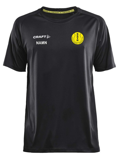 Craft T-shirt Evolve, Black (Södra Sandby Tennis)