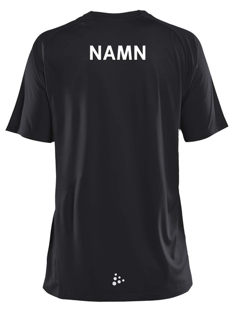 Craft T-shirt Evolve, Black (Södra Sandby Tennis)