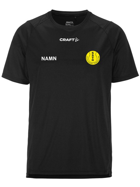 Craft T-shirt RUSH 2.0, Black (Södra Sandby Tennis)