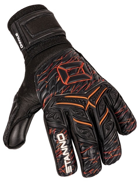Stanno Målvaktshandskar Fotboll - Volare Match II Black-Orange