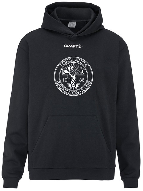 Craft Hoodie COMMUNITY 2.0, Black (Torslanda Badminton)