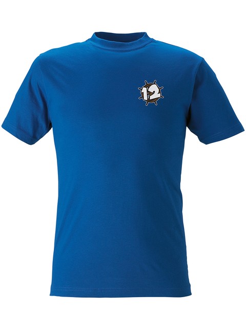 T-shirt Herr, Blå - Tolvan