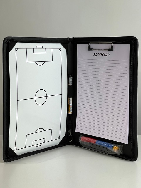 SQ Coachmapp Deluxe Fotboll, med magnettavla