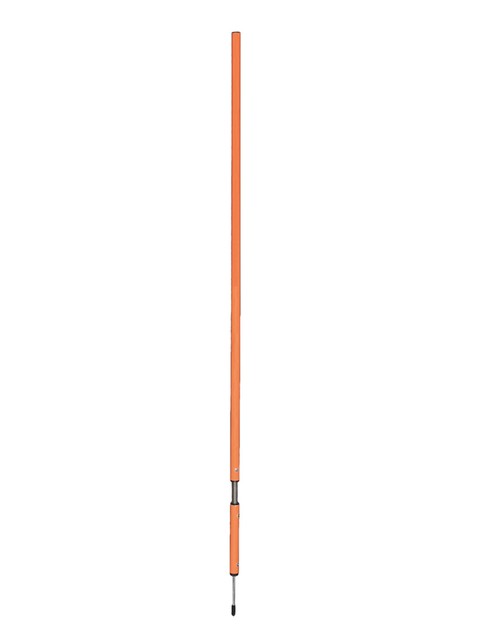 SQ Slalomkäpp böjbar med spik 150cm