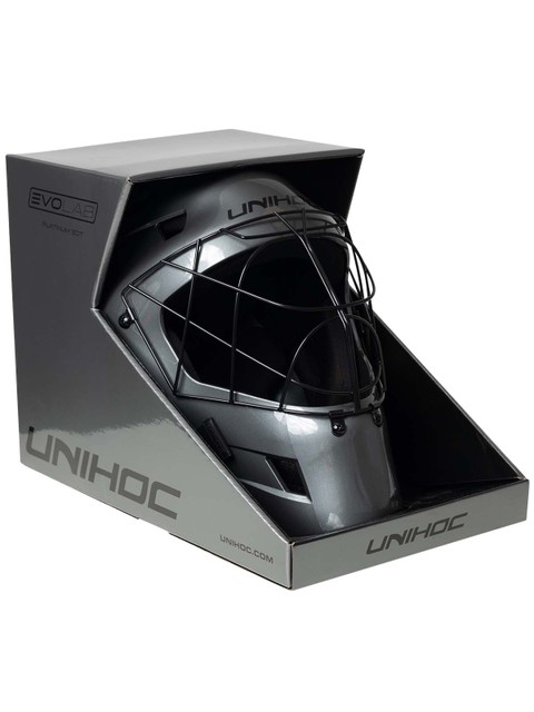 Unihoc Goalie Mask EVOLAB Platinum EDT