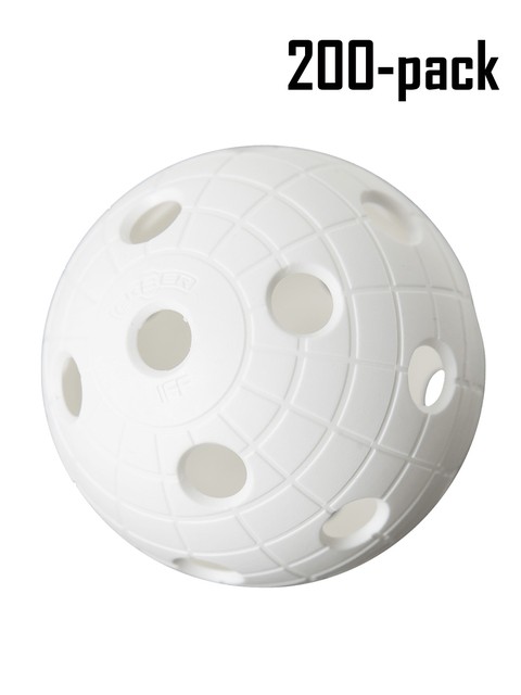 Unihoc Innebandyboll CRATER (200-pack)