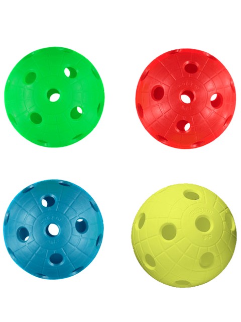 Unihoc Floorball Ball CRATER (4-pack)