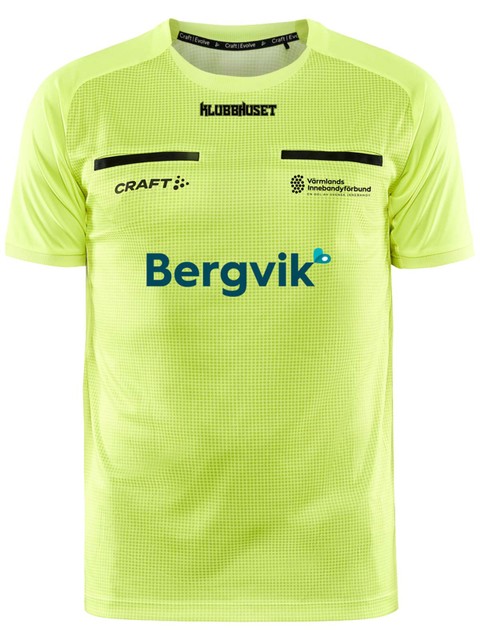 Craft Referee Jersey EVOLVE, Yellow (Värmlands IBF Domare)