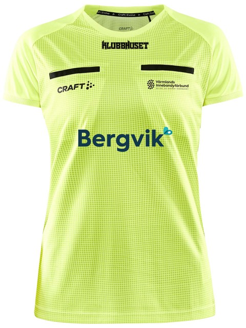 Craft Referee Jersey EVOLVE, Yellow (Värmlands IBF Domare)