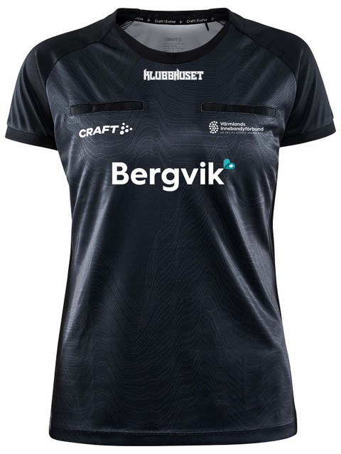 Craft Referee Jersey EVOLVE, Black (Värmlands IBF Domare)