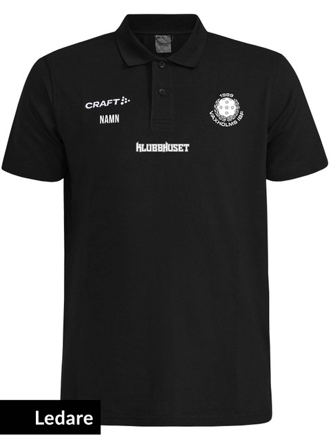 Craft Polo COMMUNITY 2.0, Black (Vaxholms IBF)