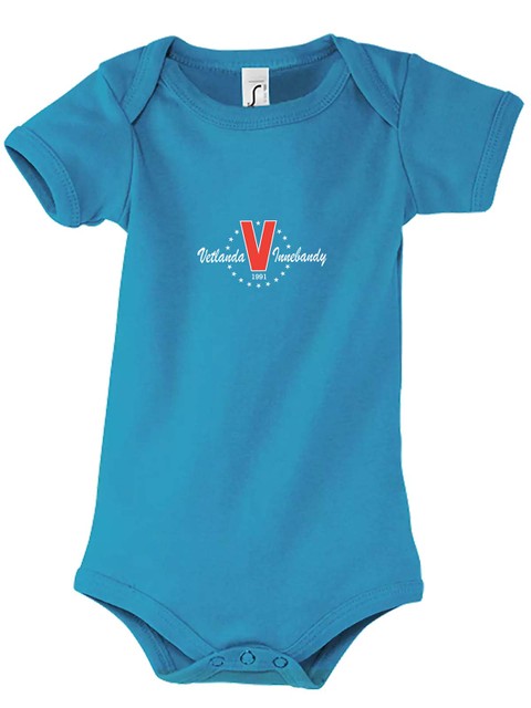 Baby Bodysuit, Aqua (Vetlanda IB)