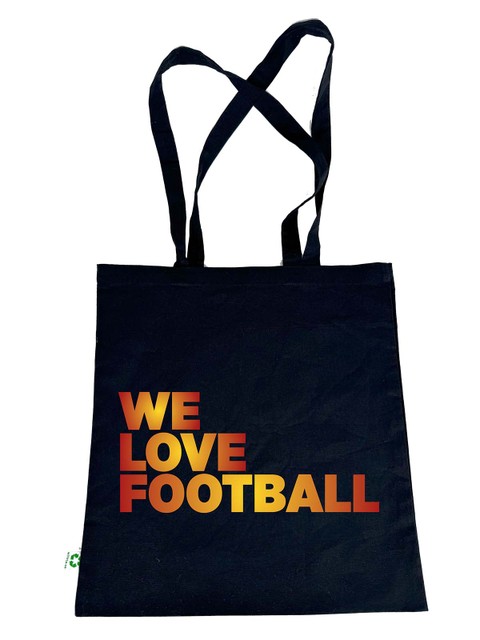 Tygkasse, Svart - We Love Football
