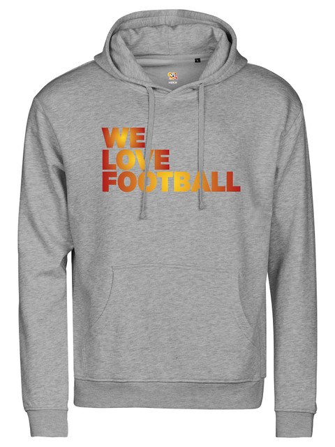 WLF Hoodtröja, Grå - We-Love-Football