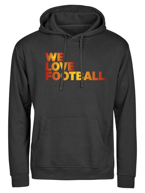 WLF Hoodtröja, Svart - We-Love-Football-Color