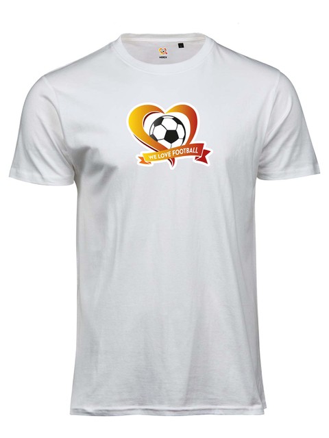 WLF T-shirt, Vit - Heart Logo EDT