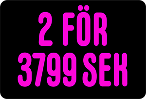 ERBJUDANDE: Köp 2 stycken för 3799 SEK.
