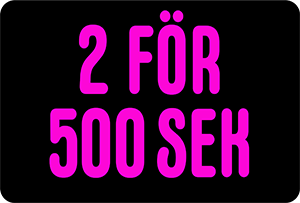 ERBJUDANDE: Köp 2 stycken för 500 SEK