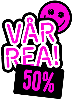 VÅR-REA! Denna produkt är prissänkt 50% under vår-rean. Kampanjen gäller t.o.m. 31 maj.