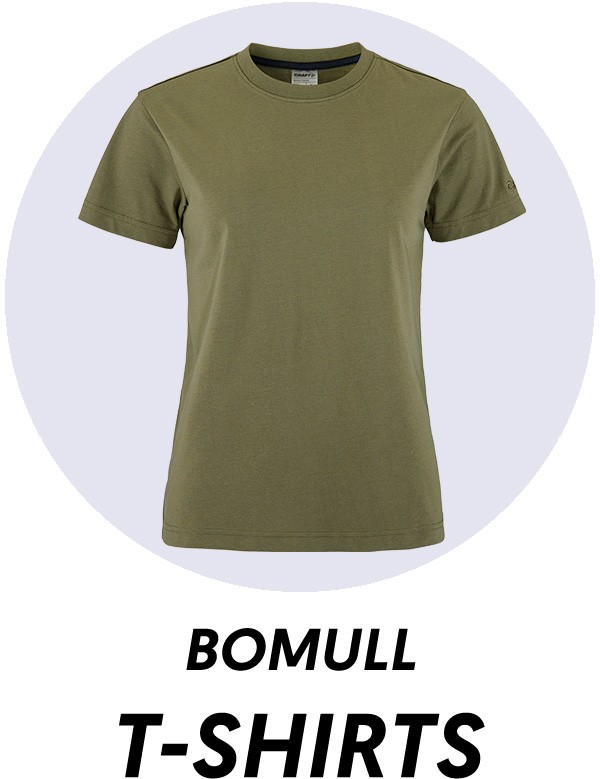 Bomulls-T-shirts för sport och vardag