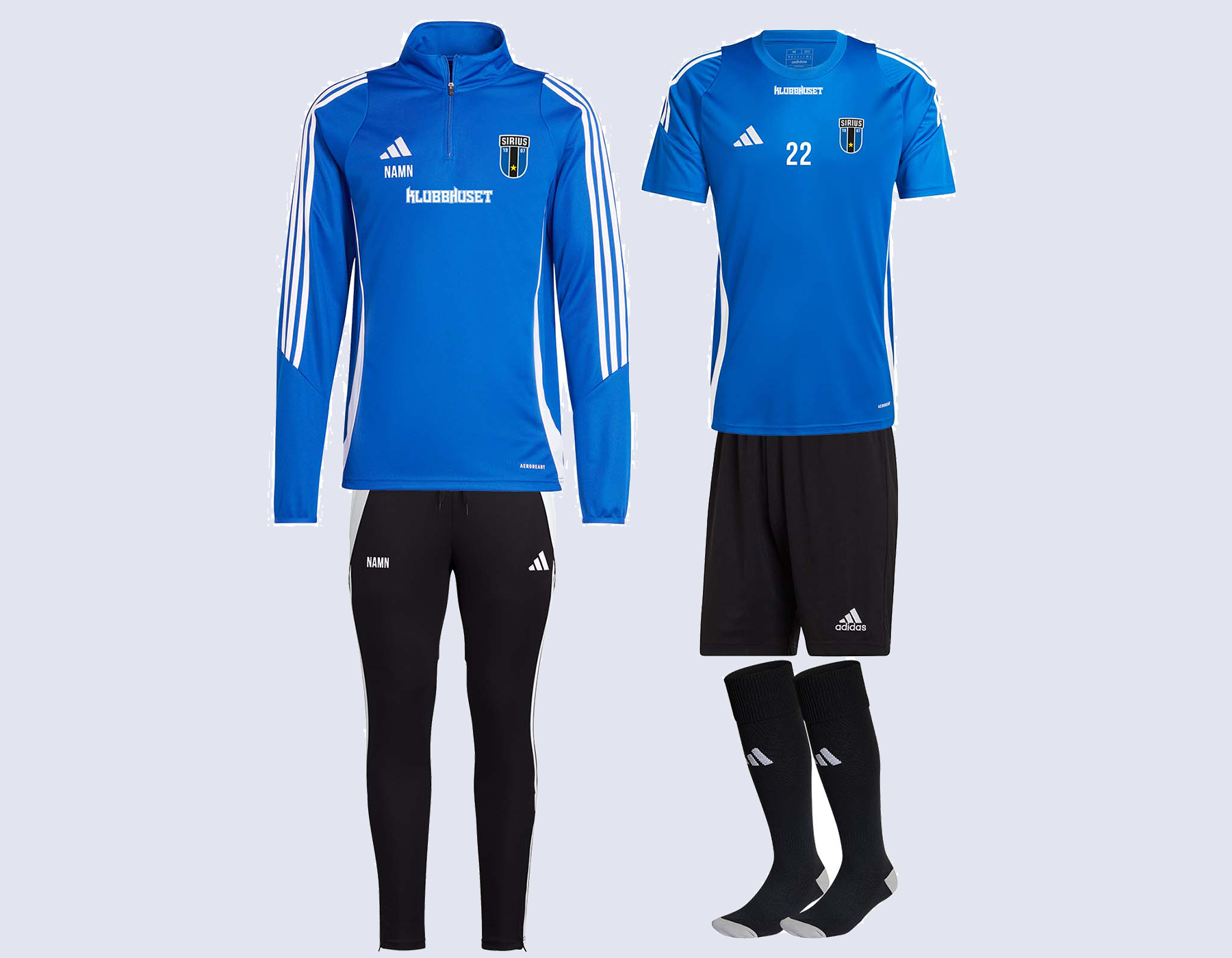 Custom team training clothes – explore our club shops