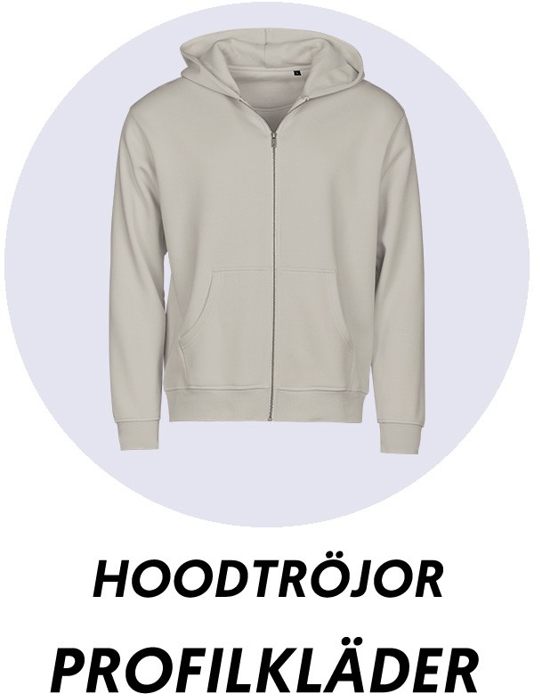 Profilhoodies för lag, företag och skolor