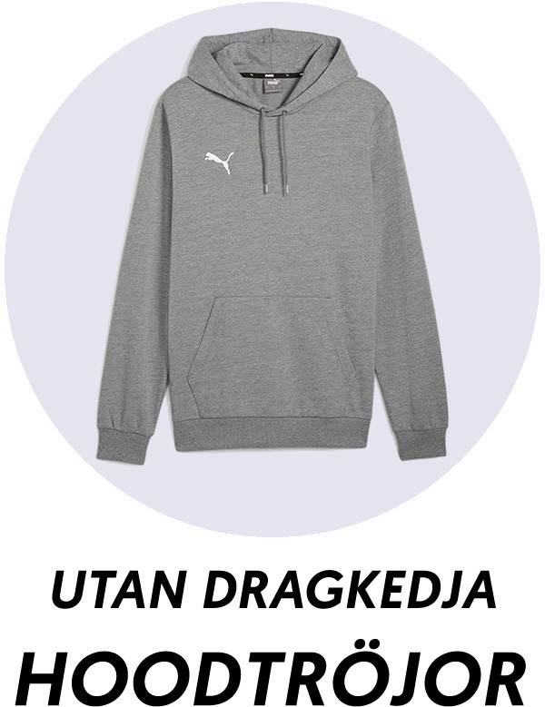 Hoodies utan dragkedja för sport och vardag
