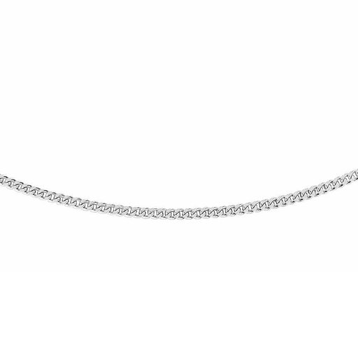Hopeinen panssarikaulaketju 2,5mm 50cm