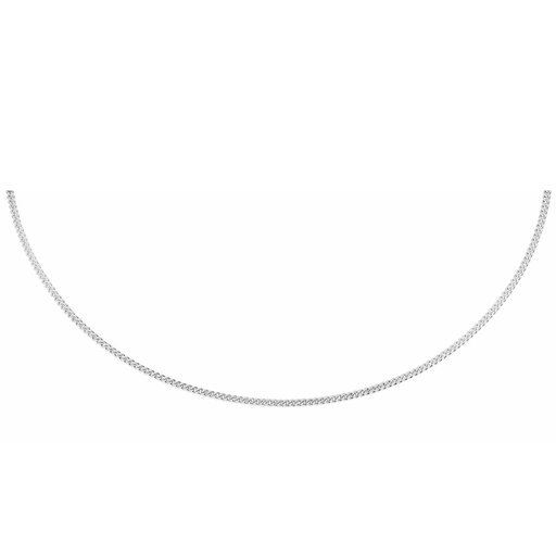 Hopeinen panssarikaulaketju 2,5mm 50cm