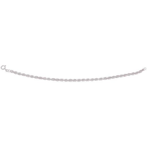Hopeinen ranneketju, cordell 3,3mm 18,5cm