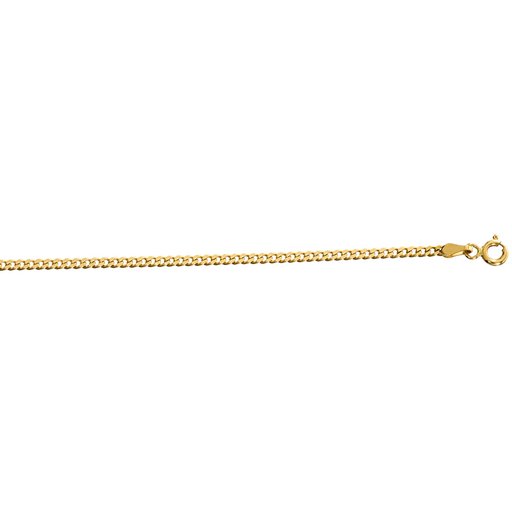 Kaulaketju panssari hopea kullattu 45cm