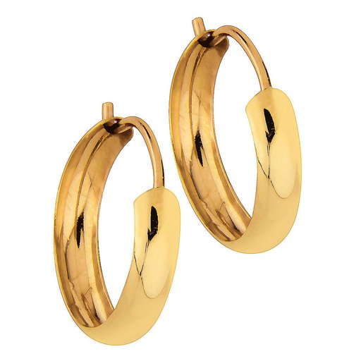 Kultaiset korvarenkaat 12mm